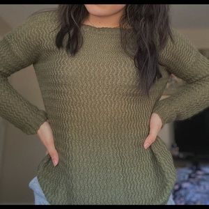 beautiful green sweater!!